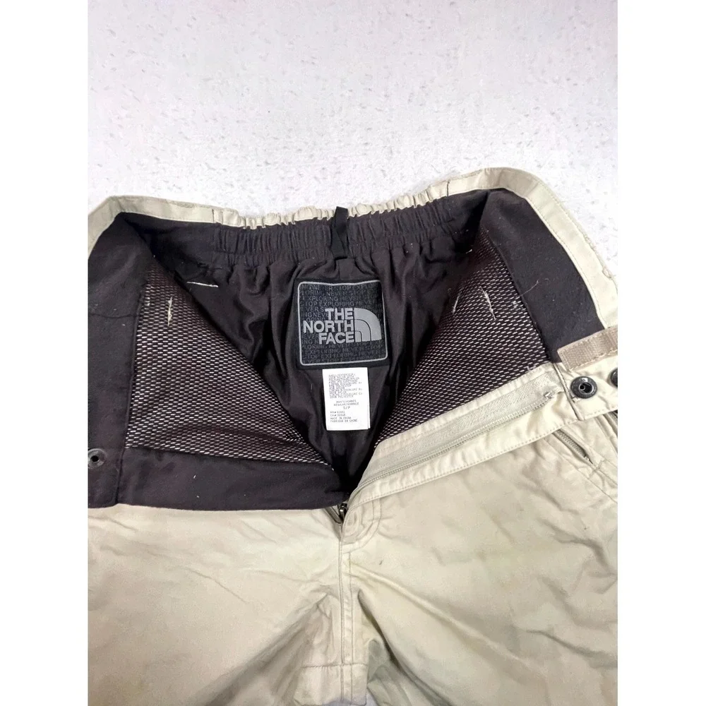 The North Face Hyvent Snowboarding Pants Mens Small‎ Beige Nylon Wide Leg Hiking